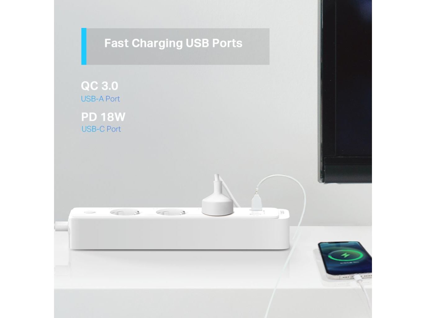 TOMADA SMART TP-LINK TAPO P300 BRANCA