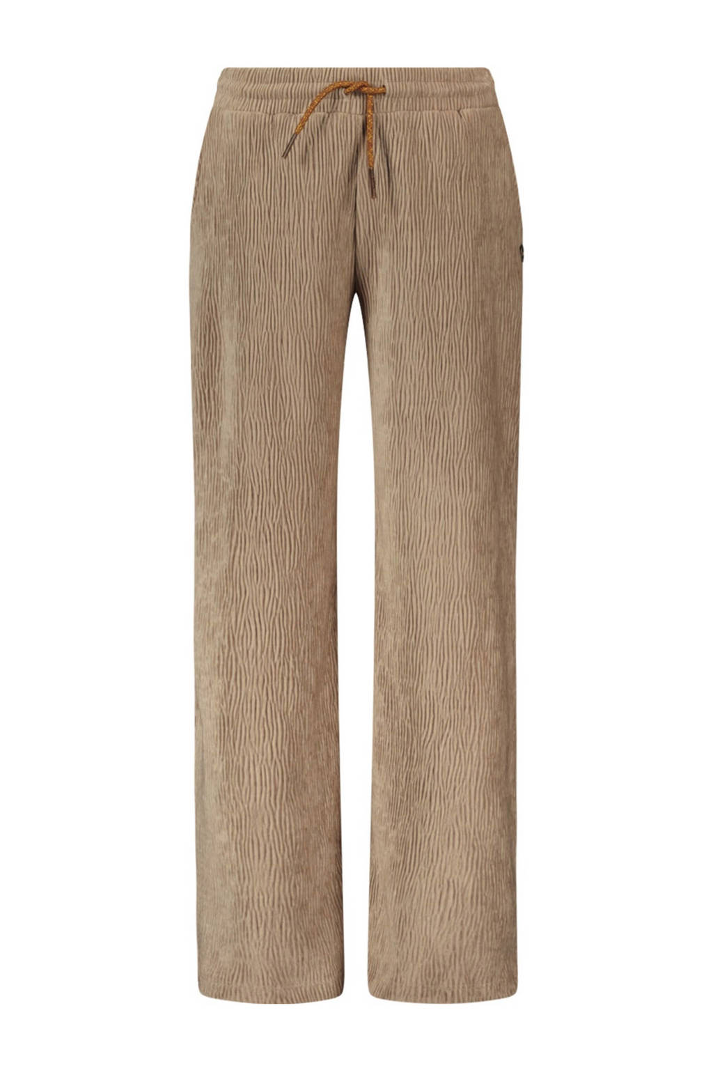Like Flo straight fit broek Fieke taupe