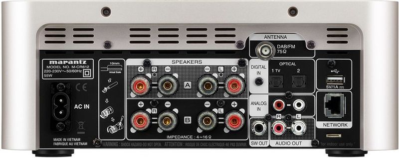 Marantz - Melody X - Receiver - Zilver-Goud - CD-Speler - DAB+ - HEOS