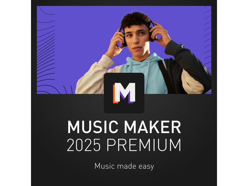 Magix Music Maker Premium 2025 ESD, Vollversion Deine Musik, next Level mit Music Maker 2025 Premium