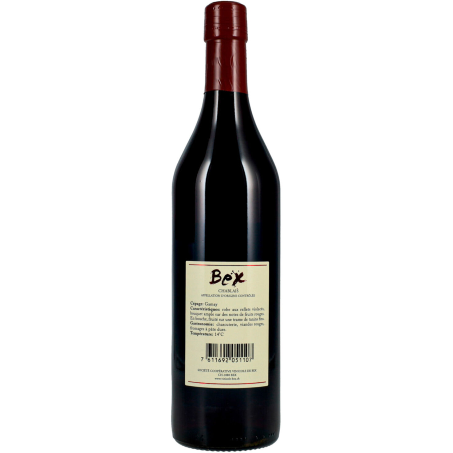 Chablais AOC Gamay Bex -70cl