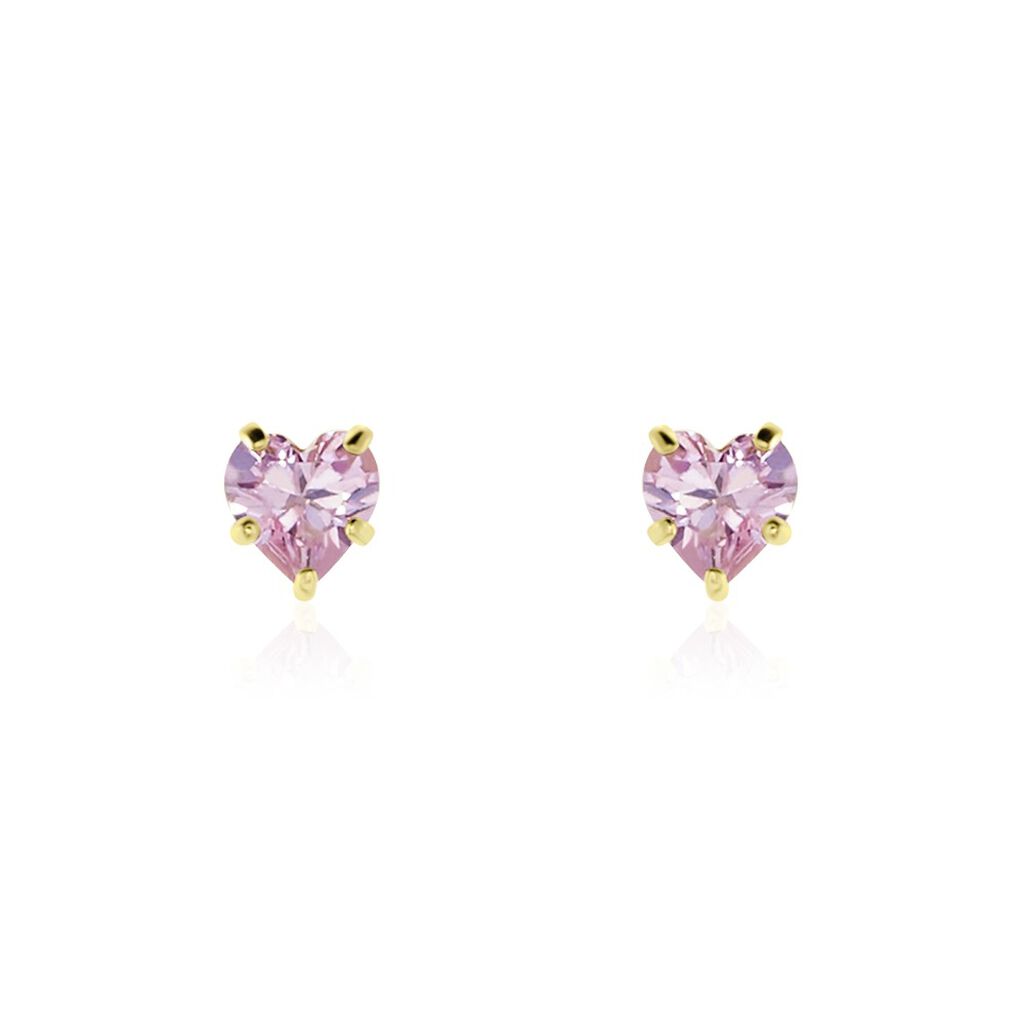 Boucles D'oreilles Puces Daria Or Jaune Oxyde