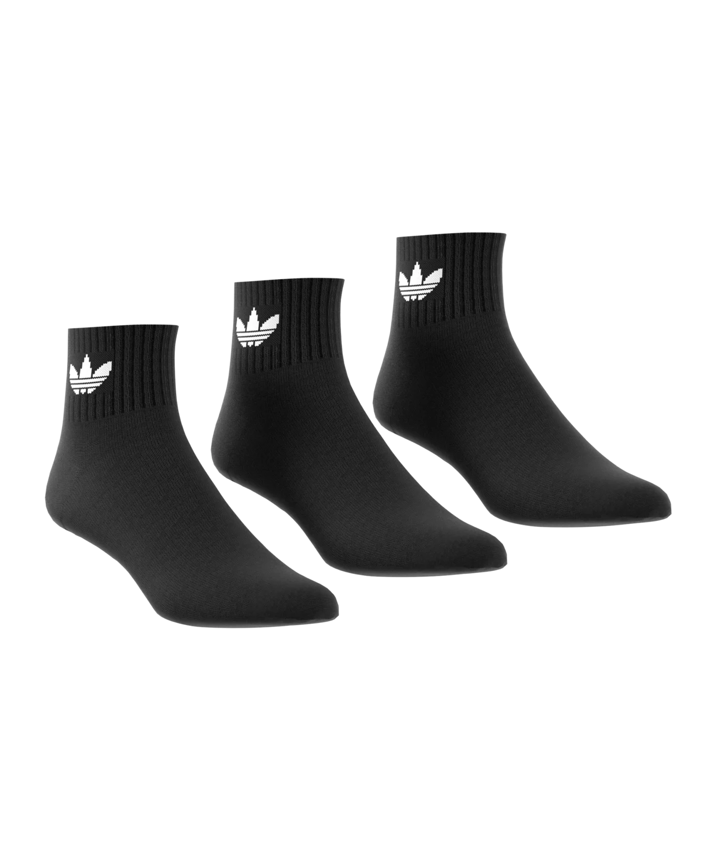 adidas Originals Mid Ankle Socken Schwarz