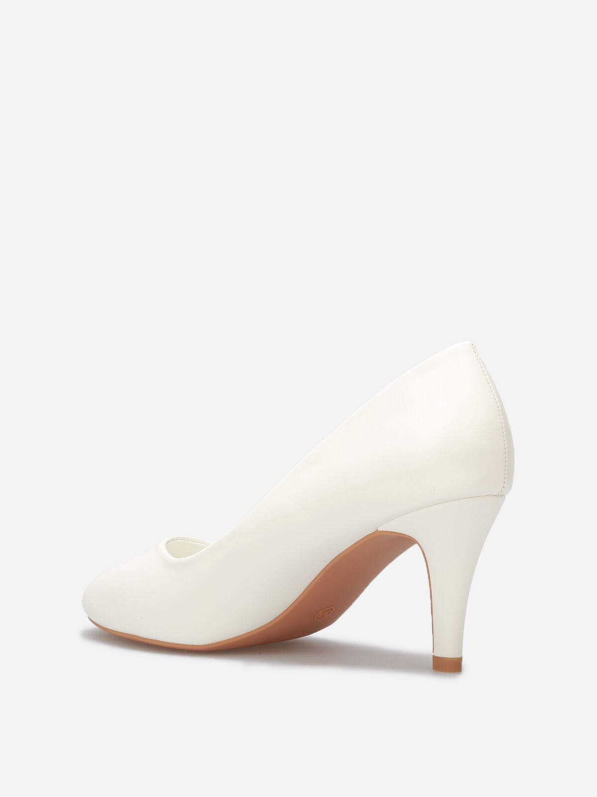Escarpins classiques à talon fin- Blanc