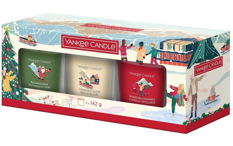 Yankee Candle Duftkerze »Set, Après Ski 3 x 143g«