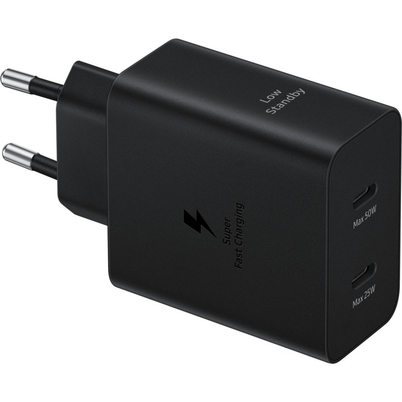 Samsung EP-T5020 Ordinateur portable, Smartphone, Tablette Noir Secteur Charge rapide Intérieure