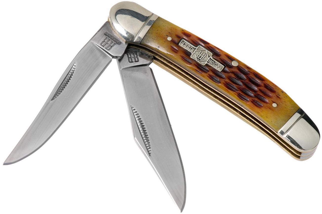 Rough Ryder Copperhead Amber Bone RR043 slipjoint zakmes
