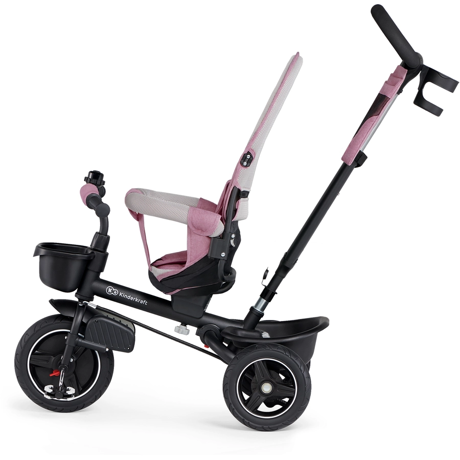 Kinderkraft 5 in 1 Dreirad SPINSTEP, mauvelous pink