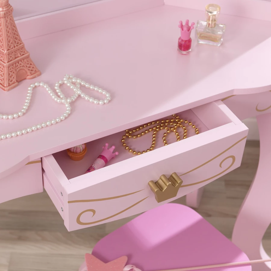 KidKraft® Prinzessinnenfrisiertisch mit Stuhl