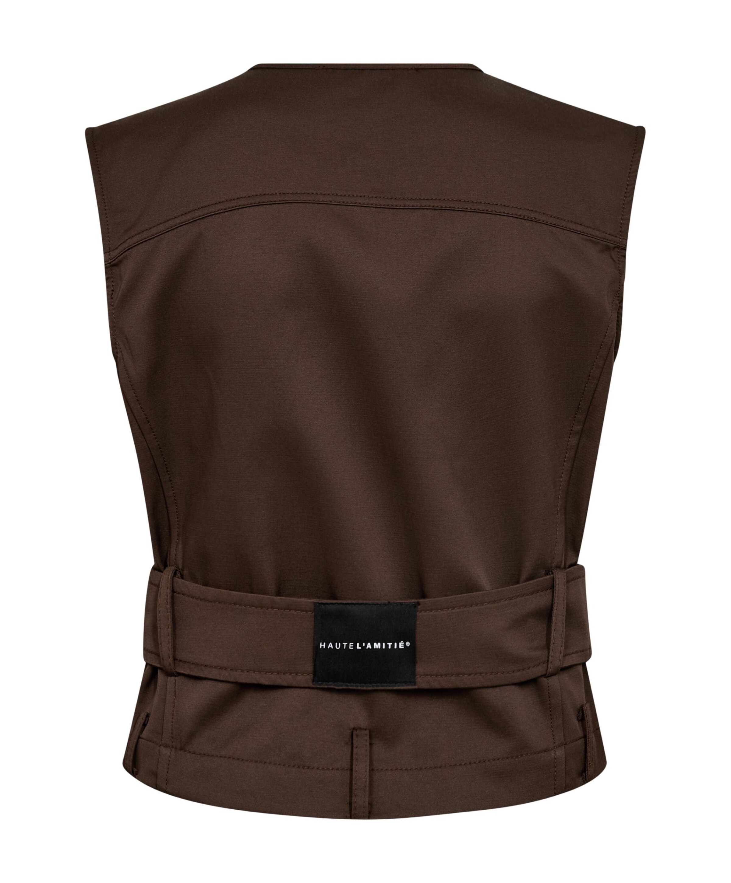 Haute L'Amitié Dames gilet bruin