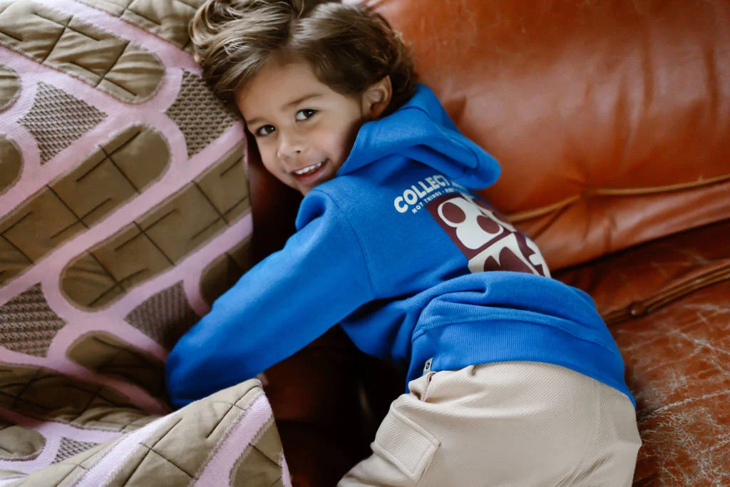 Daily7 hoodie blauw