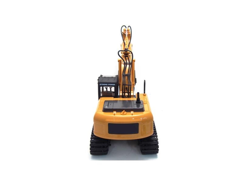 Amewi Bagger mit Metallschaufel, Licht & Sound RTR, 1:14 Ferngesteuerter Raupenbagger mti beweglichem Arm und Metallschaufel