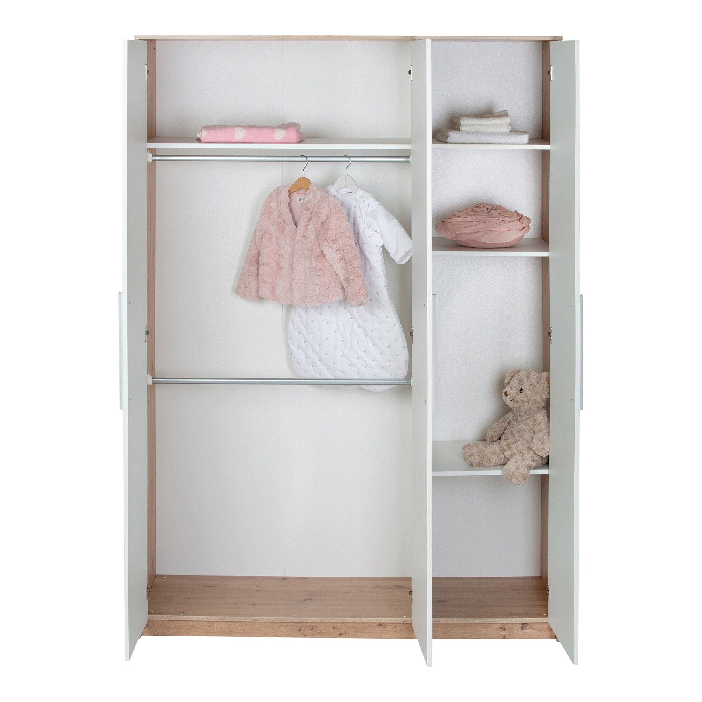 Schardt 3-tlg. Babyzimmer Pepe mit 3-türigem Kleiderschrank