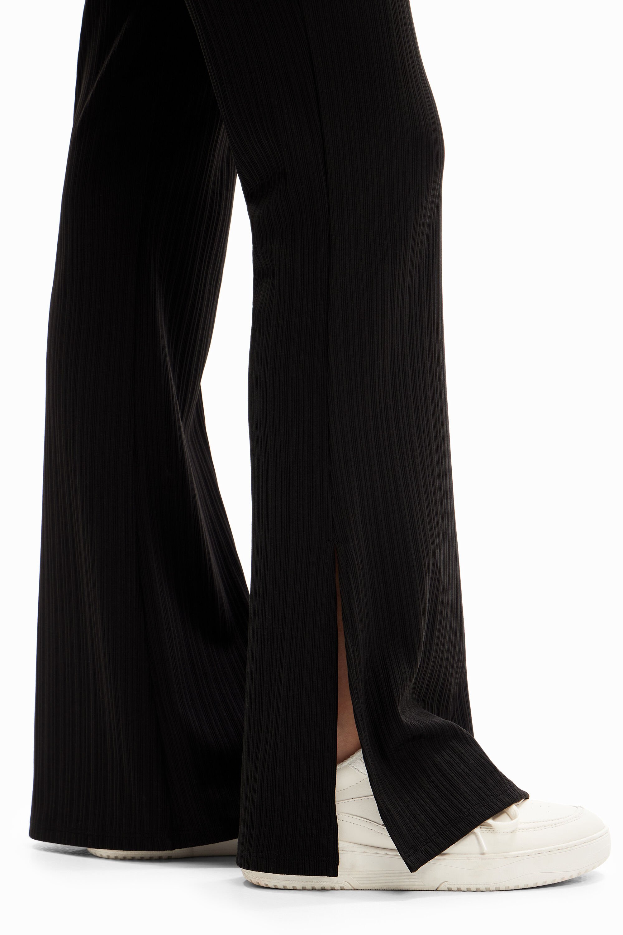 Pantalon évasé stretch