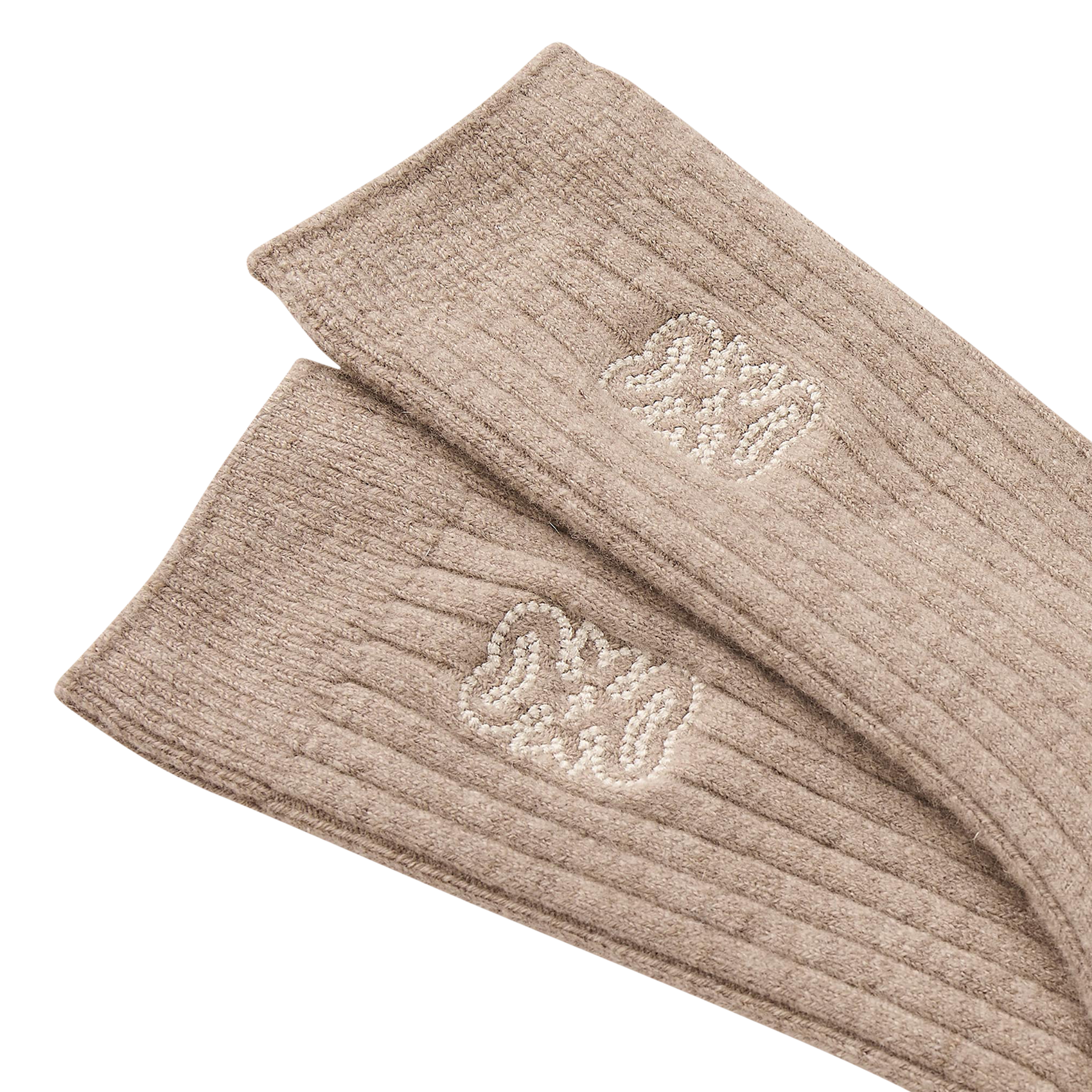 Chaussettes en cachemire mélangé | Beige