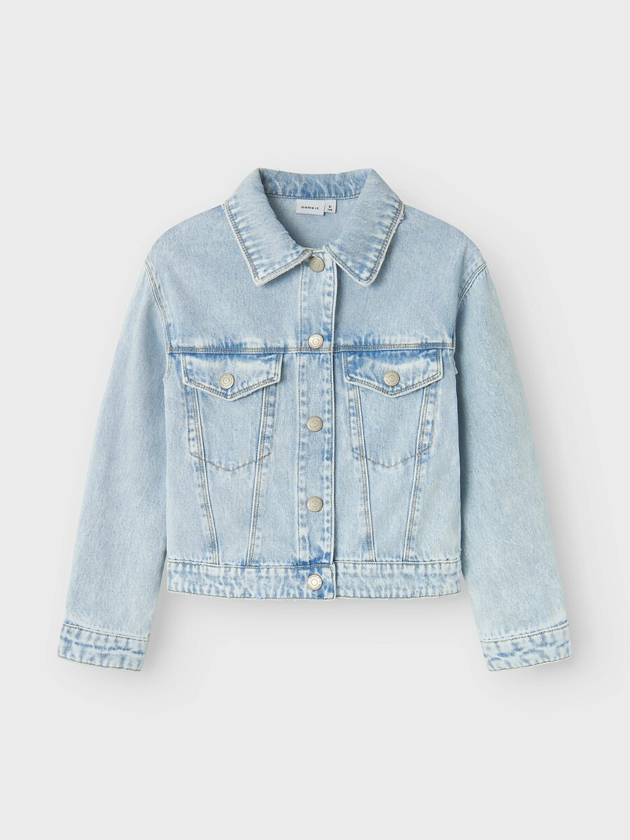 DÊ UM NOME A ELE<br>Colete jeans lavado