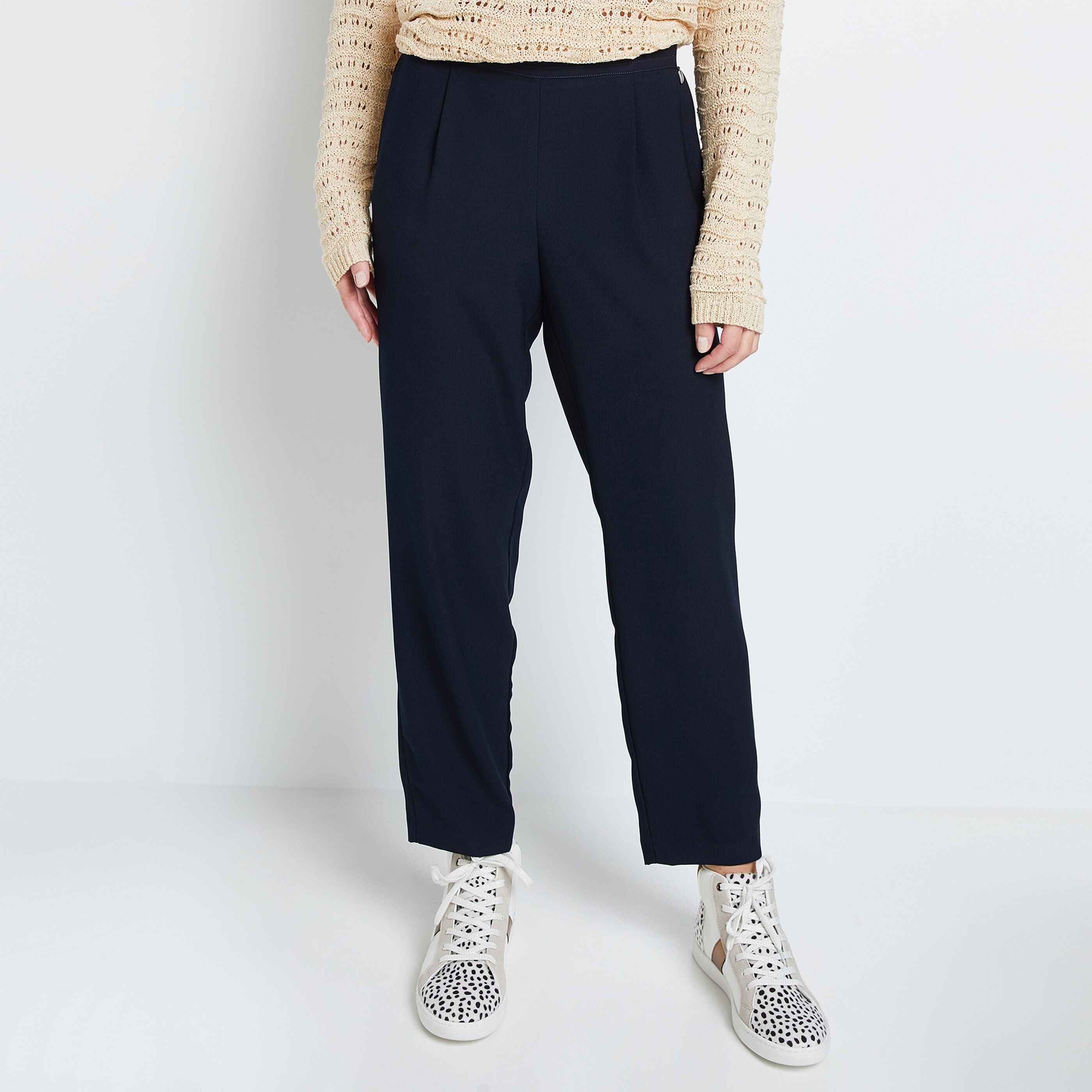 Pantalon fluide femme - BLEU