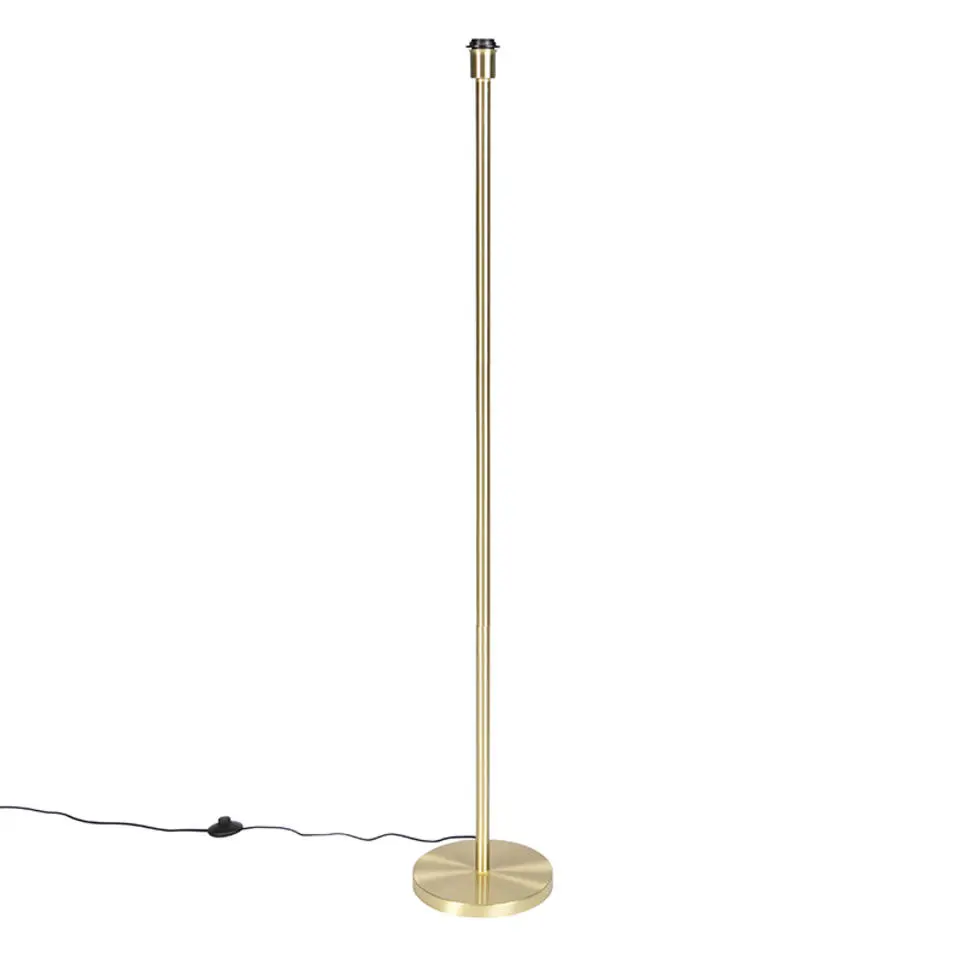 Qazqa vloerlampen simplo goudkleurig e27