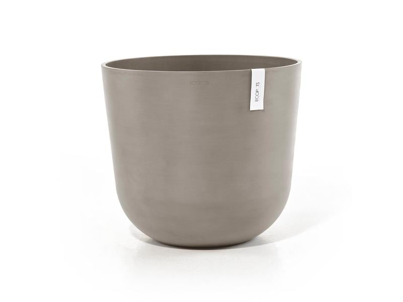 Ecopots Pflanzentopf Oslo 55, French Taupe Robuster und langlebiger Blumentopf