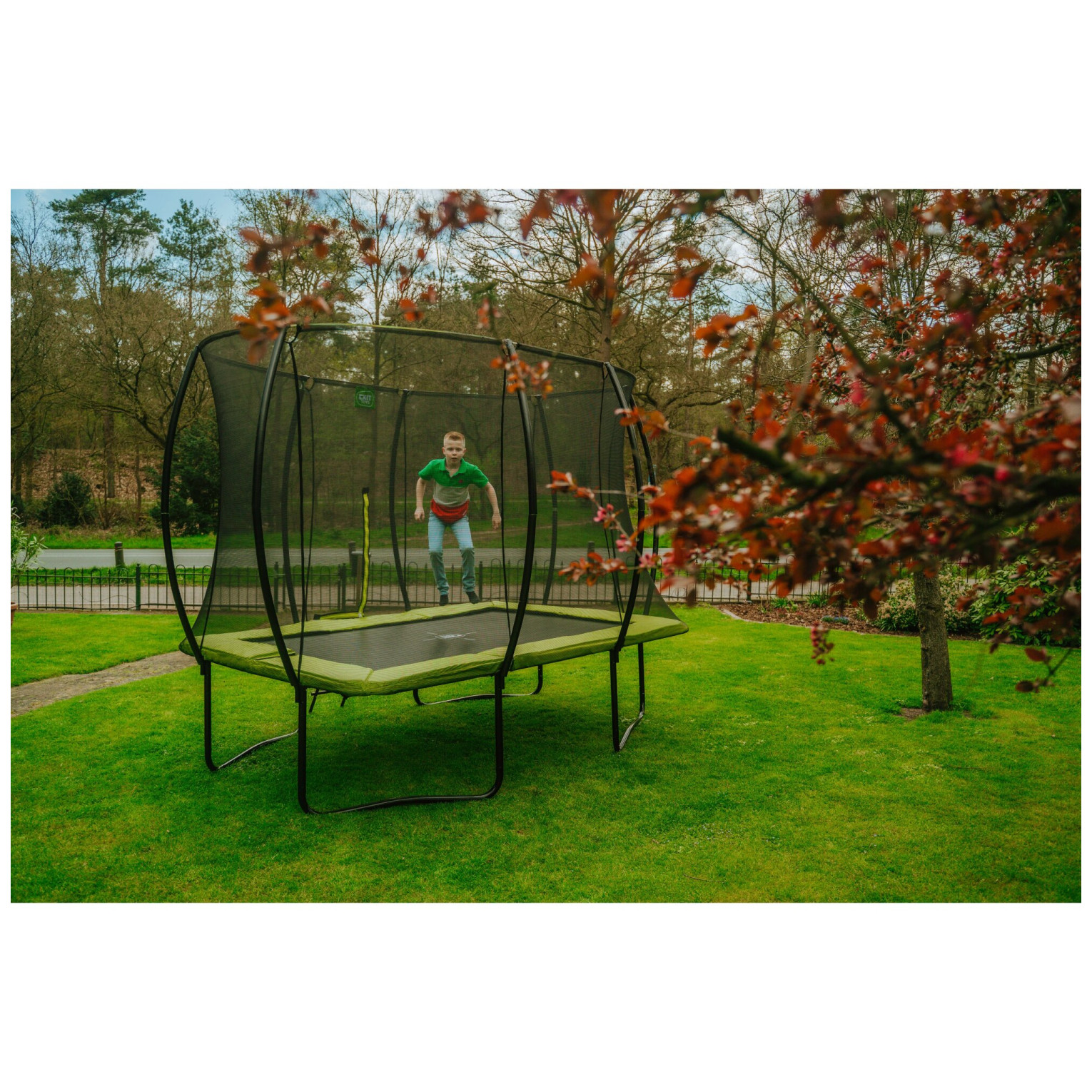 EXIT Silhouette trampoline 214x305cm - groen