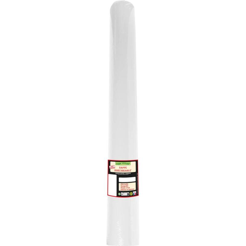 Nappe en rouleau spunbond, indéchirable et épongeable -50x1,20m - Blanc
