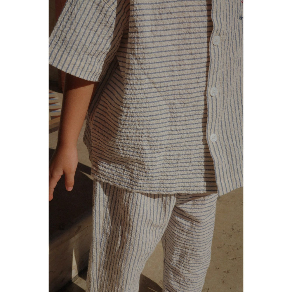 Køb Konges Sløjd Stripe Bluie RHW X KS Duo Skjorte GOTS