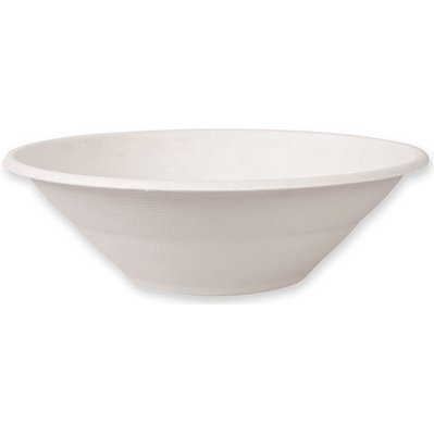 Saladier en canne à sucre, rond, 900 ml, blanc