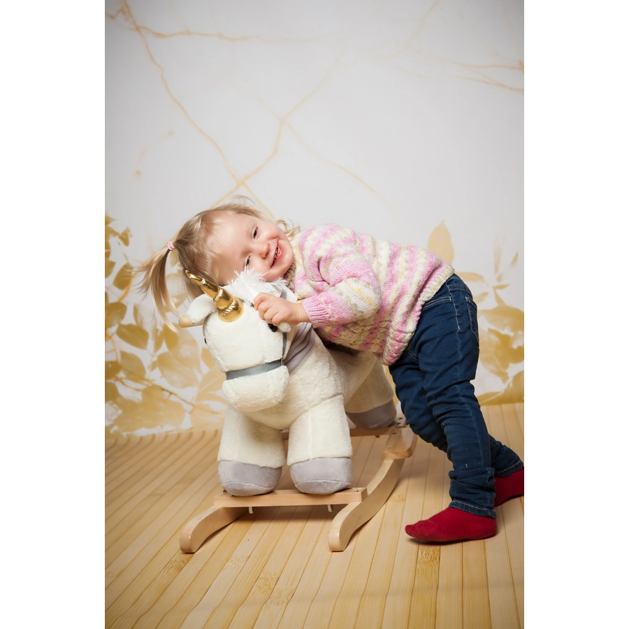 knorr toys® Schaukeltier Stella Einhorn weiß