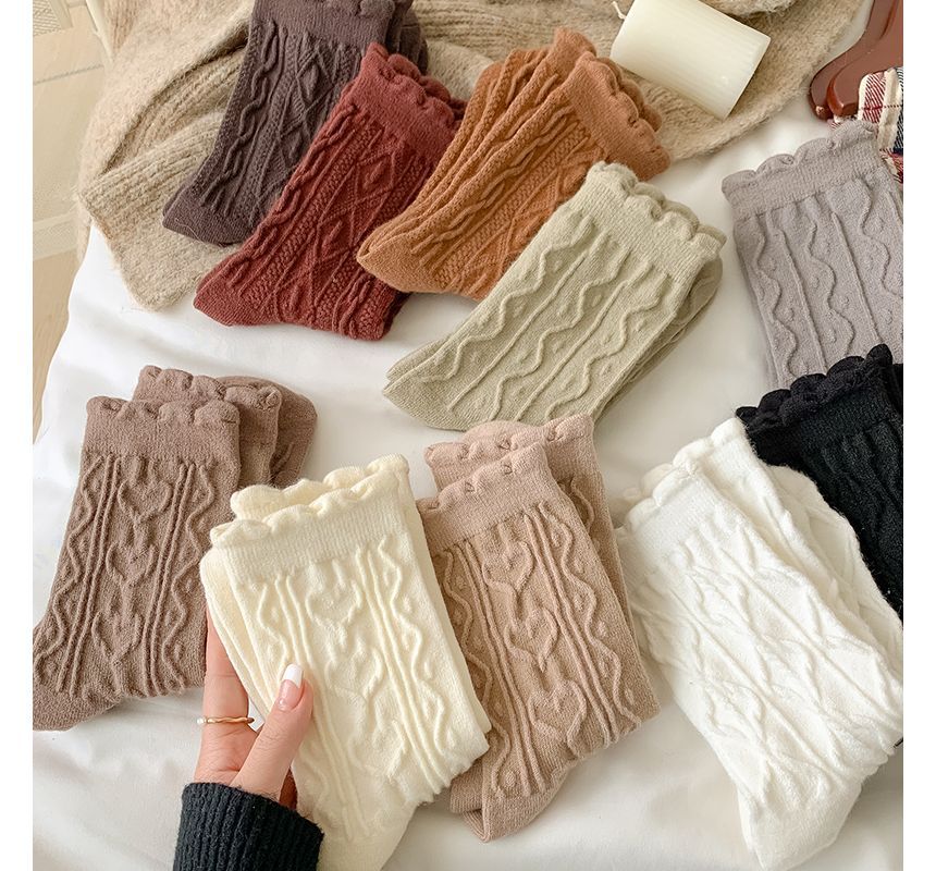 Mimiyu - Set sokken met patroon