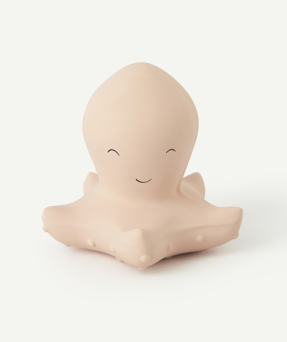 LASSIGJOUET DE BAIN EN CAOUTCHOUC NATUREL OCTOPUS ROSE PÂLE