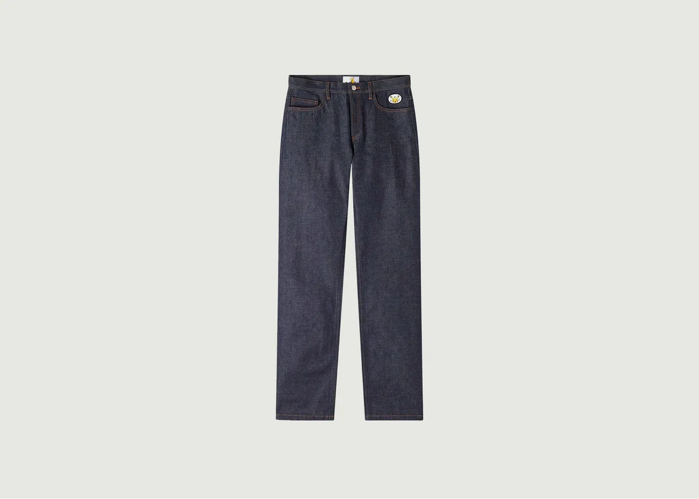 Jean droit New Standard avec patch Pokémon x A.P.C. A.P.C.