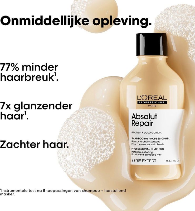 L'Oreal - Serie Expert - Shampoo - 300ml - Gouden Quinoa - Proteïne