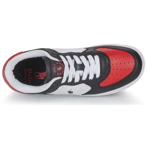 Polo Ralph Lauren - MASTERS CRT-SNEAKERS-LOW TOP LACE Negro / Blanco / Rojo