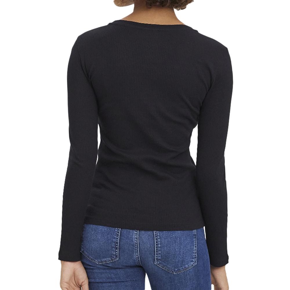 Vero Moda T-shirt Manches Longues Noir Femme Vero Moda Lavender