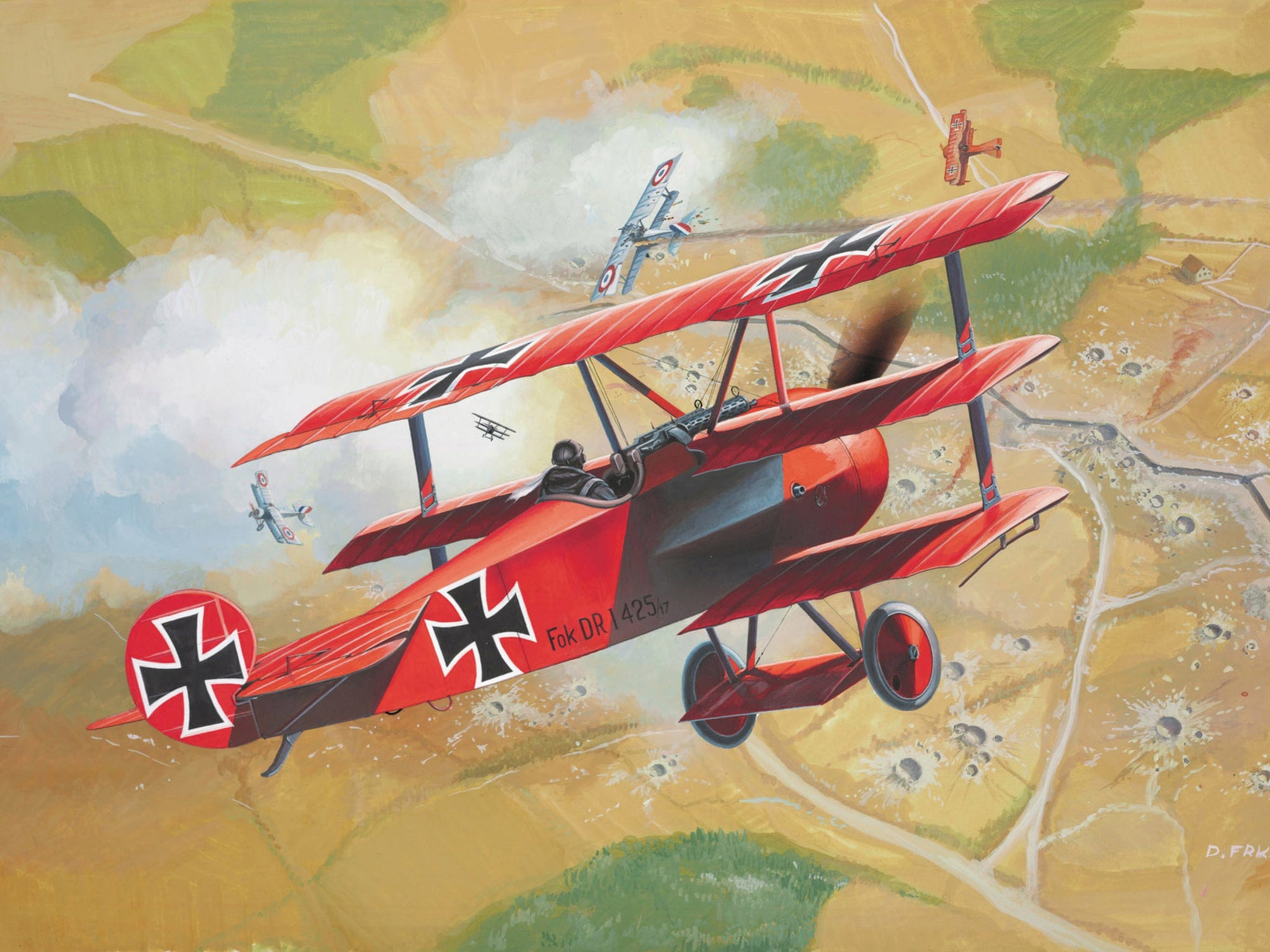 Revell  Fokker Dr. 1 Triplane    Maßstab 1:72