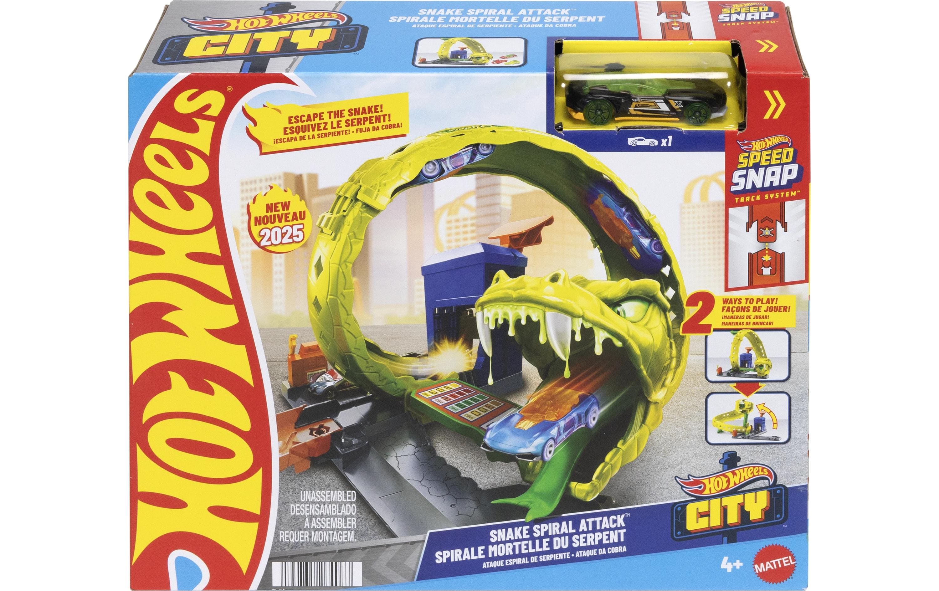 City Snake Gas StationFahrzeuge im Massstab 1:64