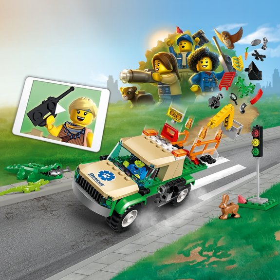 Missions de sauvetage des animaux sauvages LEGO CITY 60353