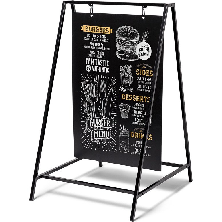 Chevalet Swing 50 x 70 cm Noir