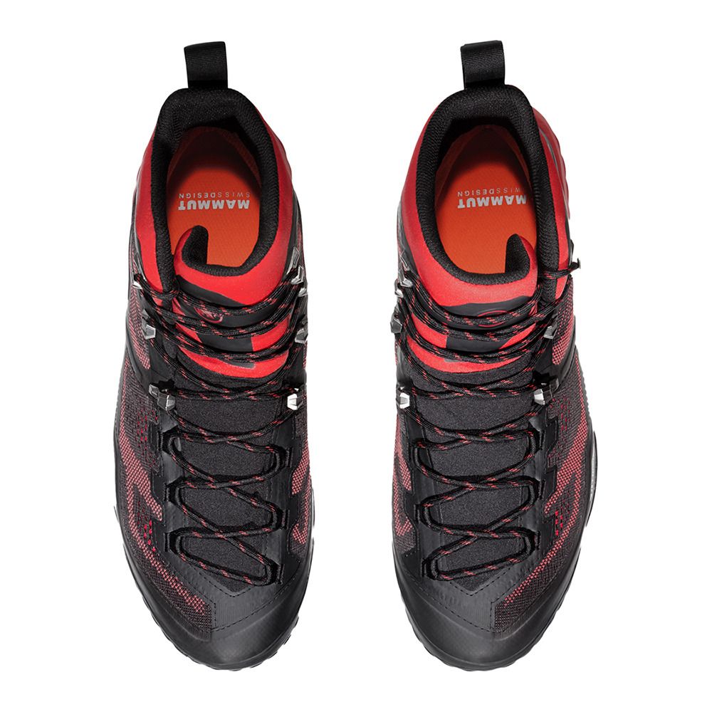 Mammut DUCAN HIGH GTX - Chaussures randonné Homme black/dark spicy