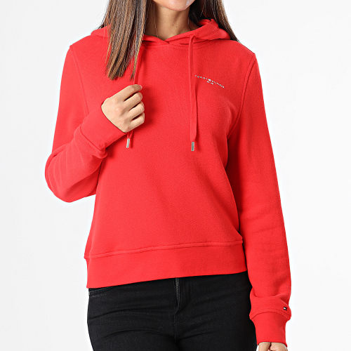 Sweat Capuche Femme 1985 Regular Mini Corp Logo 0274 Rouge