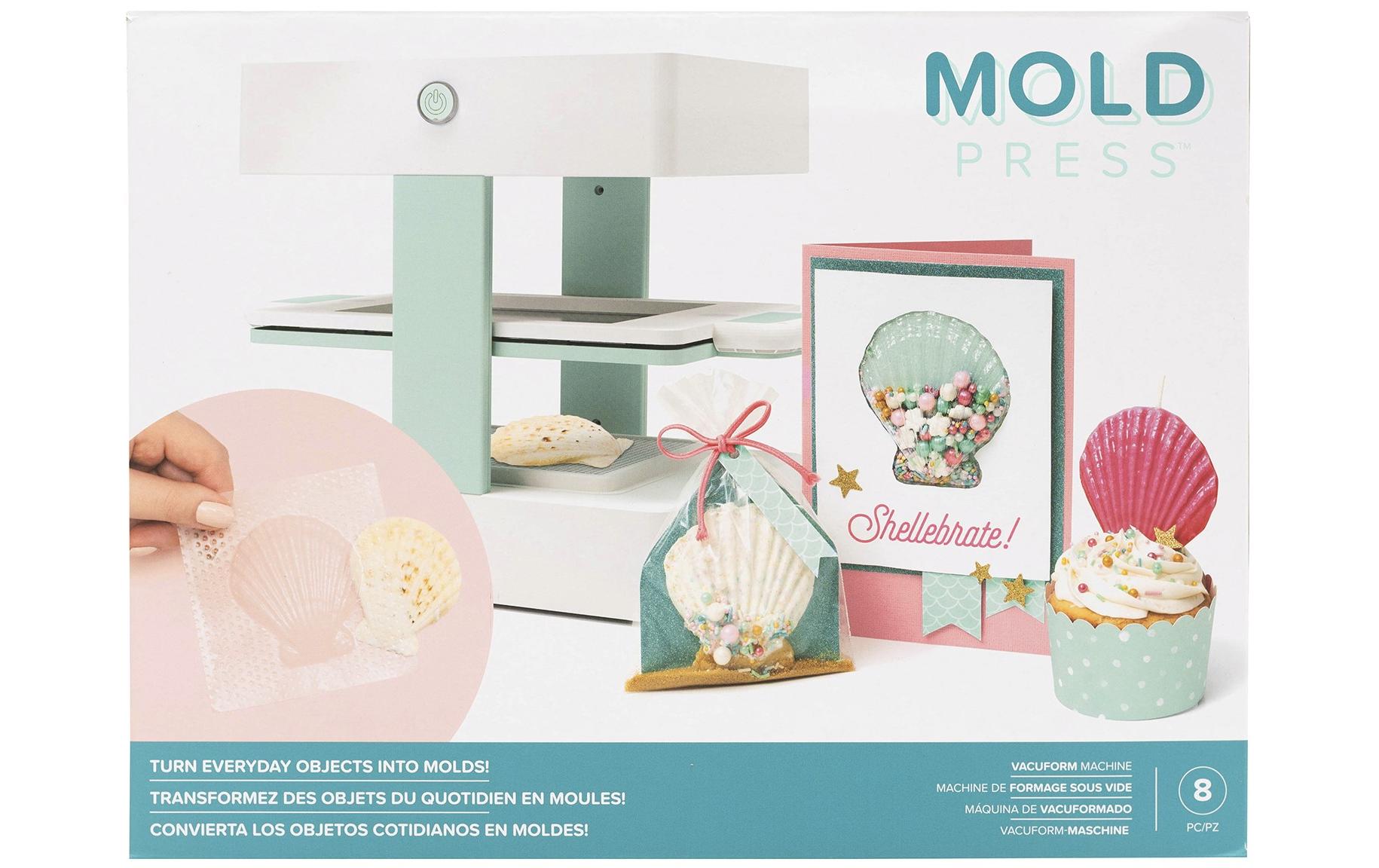 Vakuumformer Mold Press, 1 StückErstellen von Giessformen für Schokolade, Kuchendeko oder Modelliermasse / Giessharz uvm