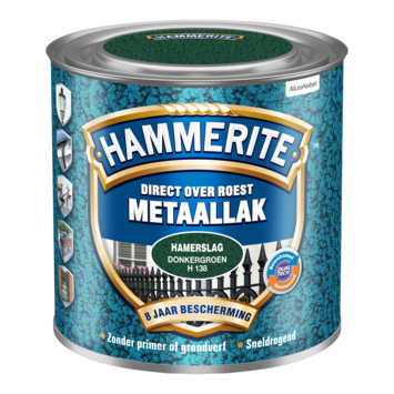 Hammerite Direct over Roest metaallak hamerslag donkergroen 250 ml