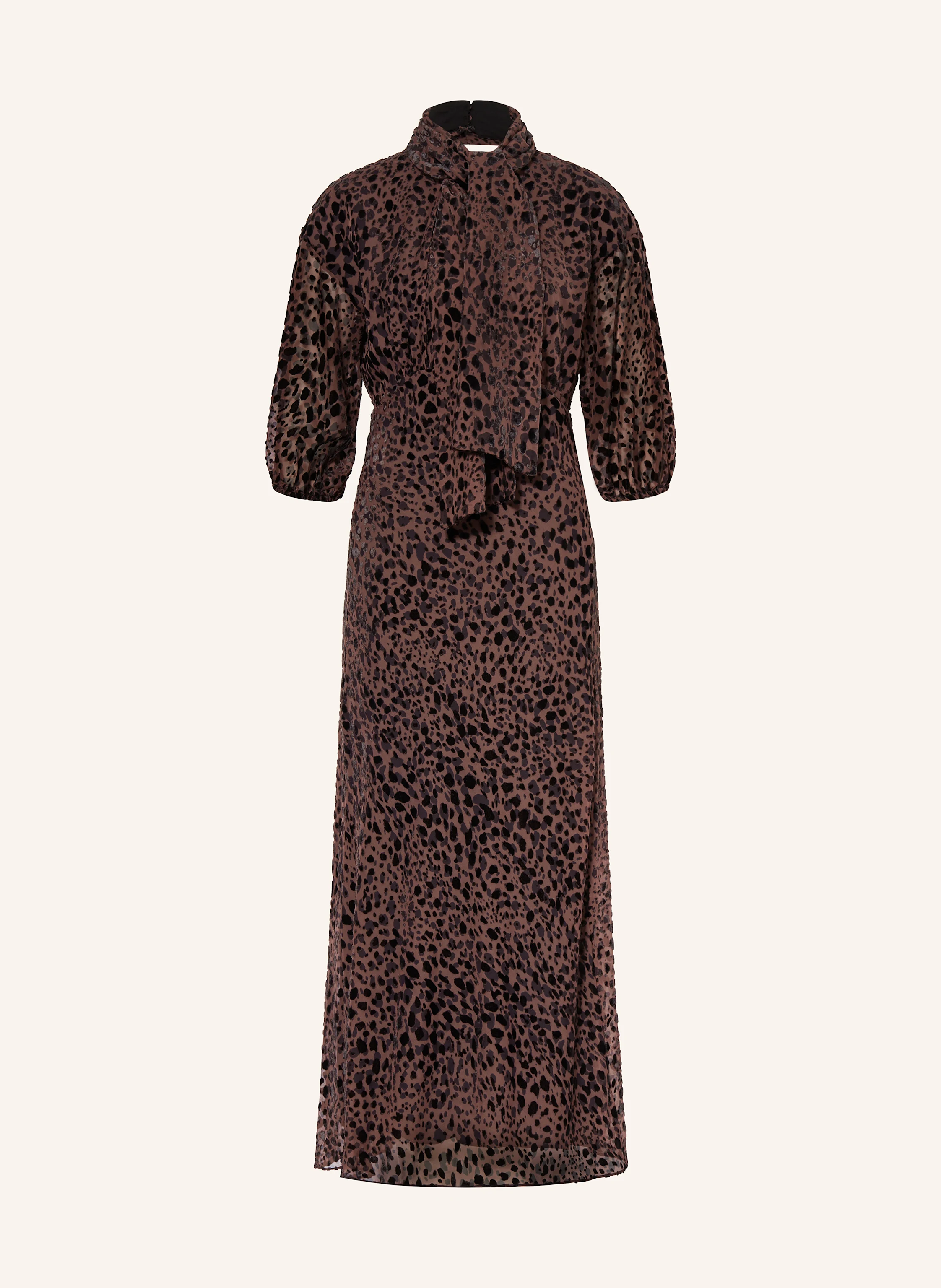 ba&sh Schluppenkleid DUNY mit Cut-out und 3/4-Arm