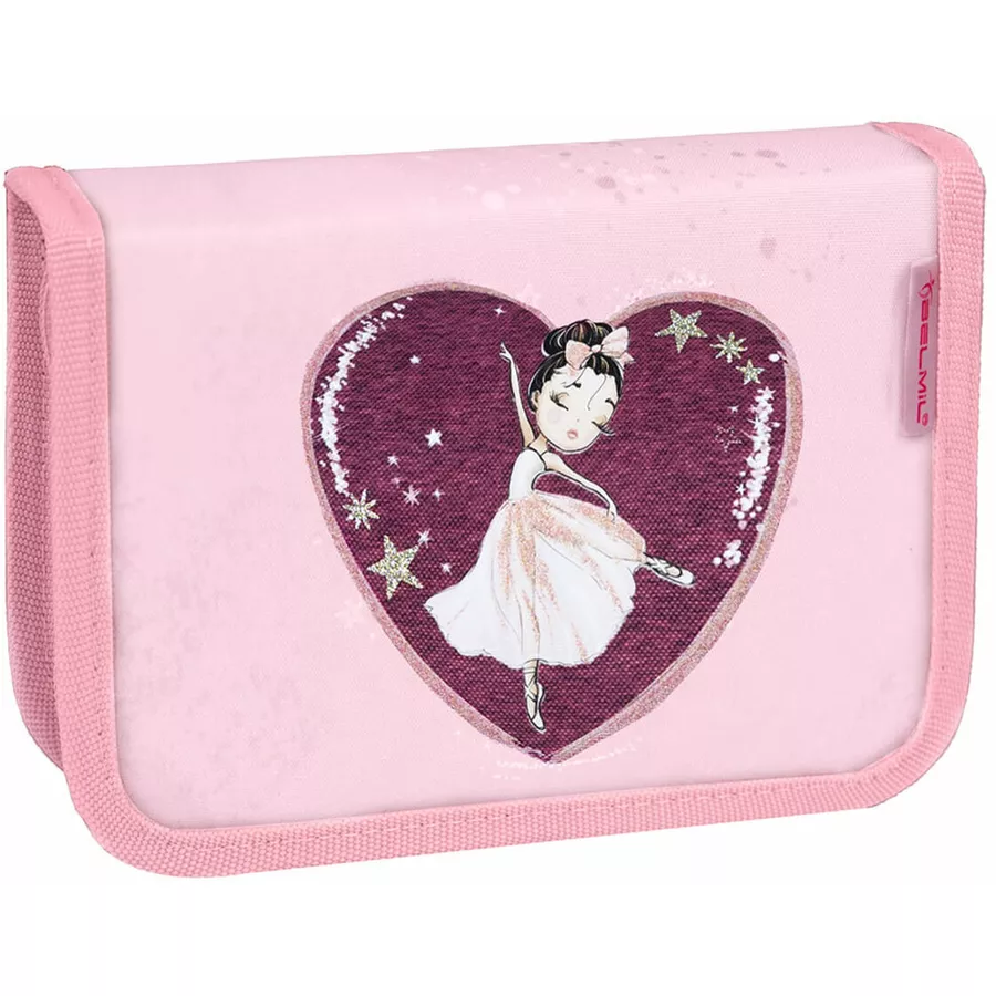 Belmil Schulranzen Classy Schulranzen Set 5-teilig mit Brustgurt Ballerina Style