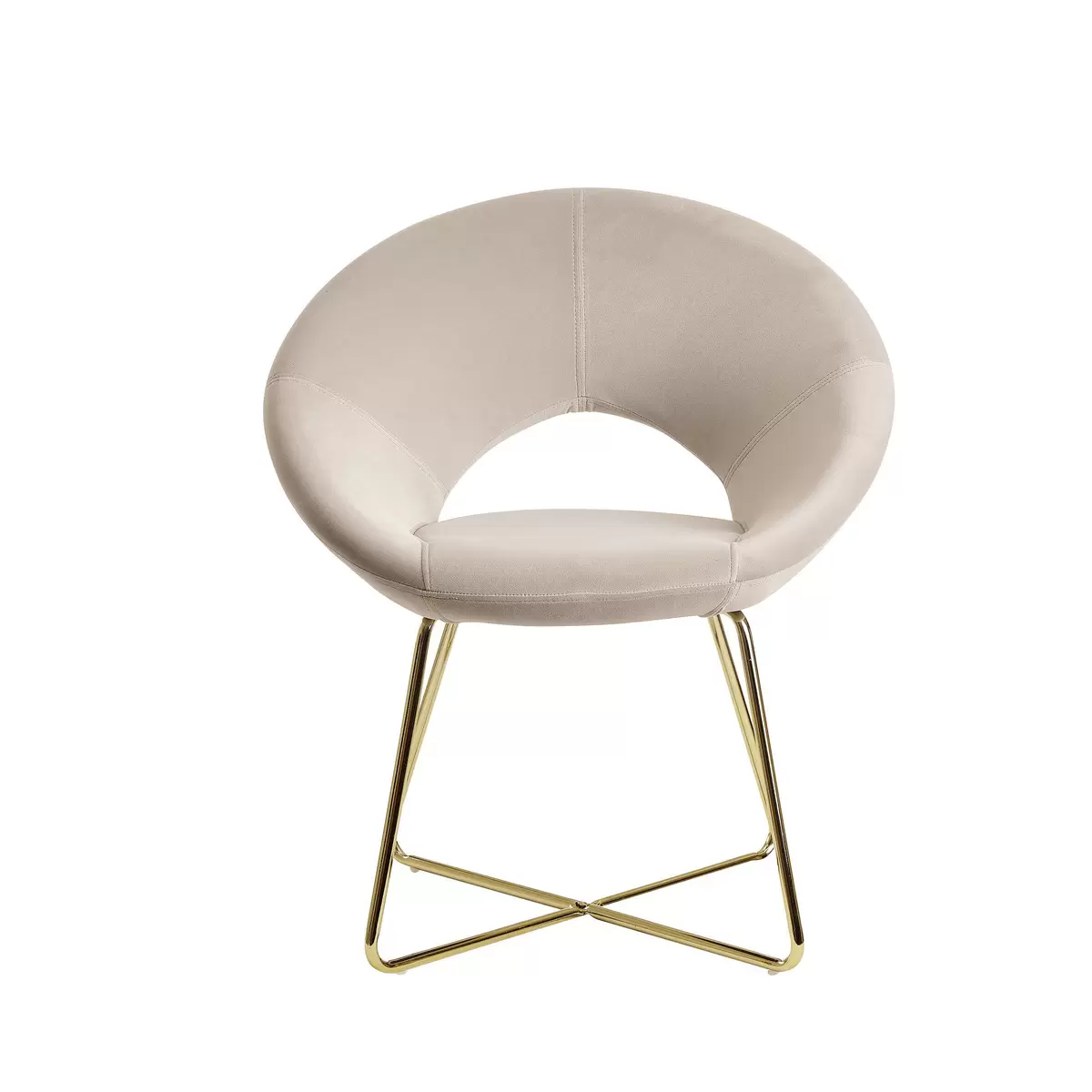 Stuhl Colmar beige,gold