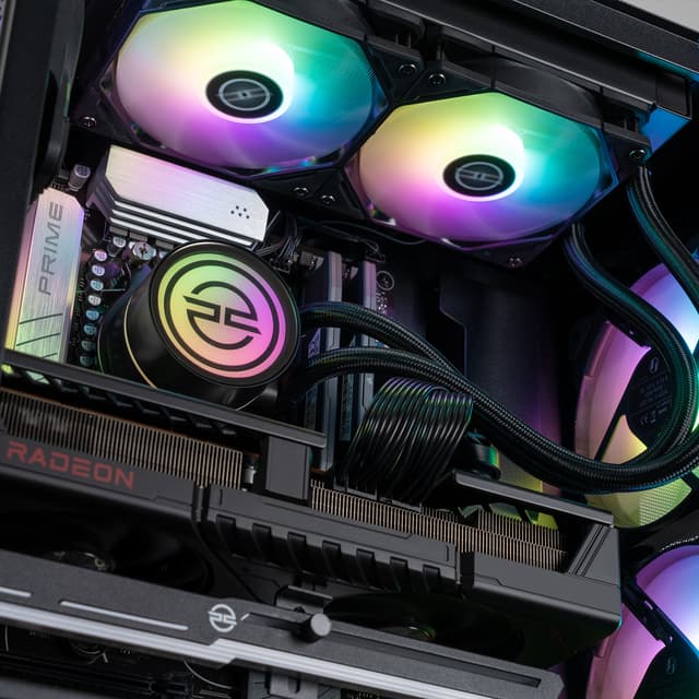 PCSpecialist Prime 504 i7-14/16/1TB/RX9070XT stationær gaming computer