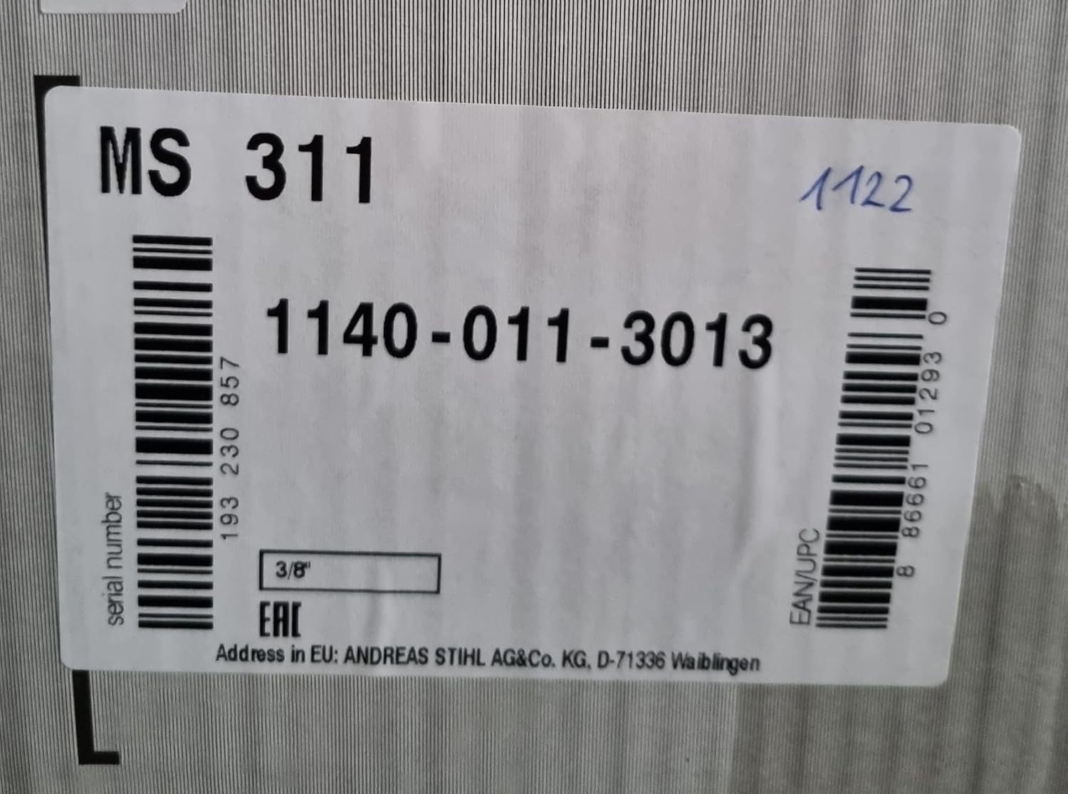 Kettensäge MS 311