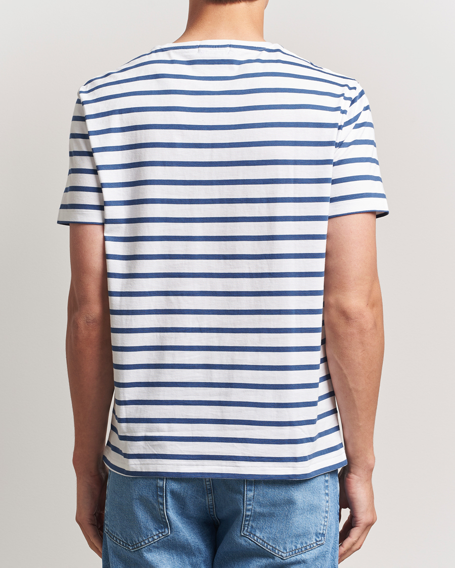 Polo Ralph Lauren Custom Slim Fit Striped Tee White/Old Royal