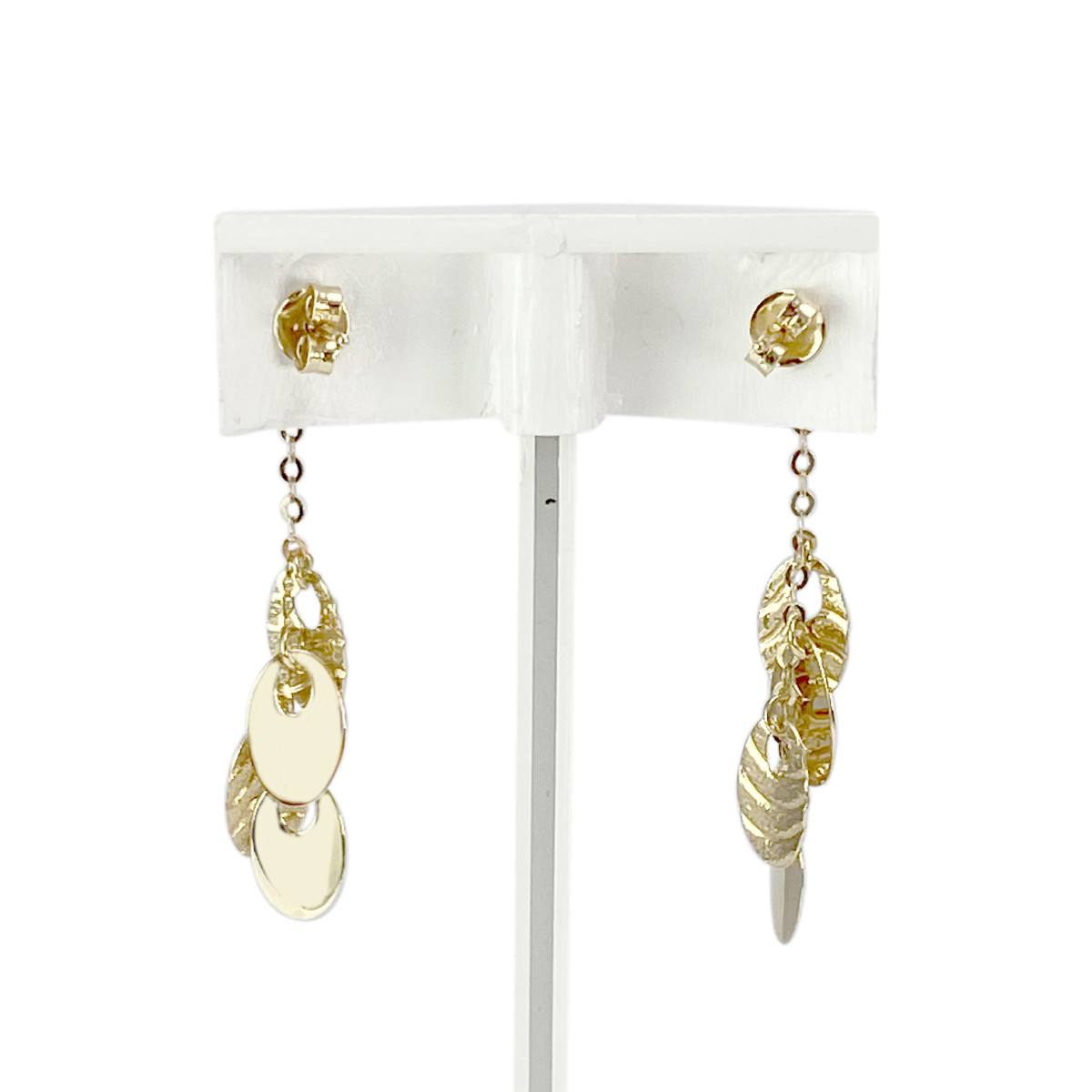 Boucles d'oreilles d'occasion or 750 jaune