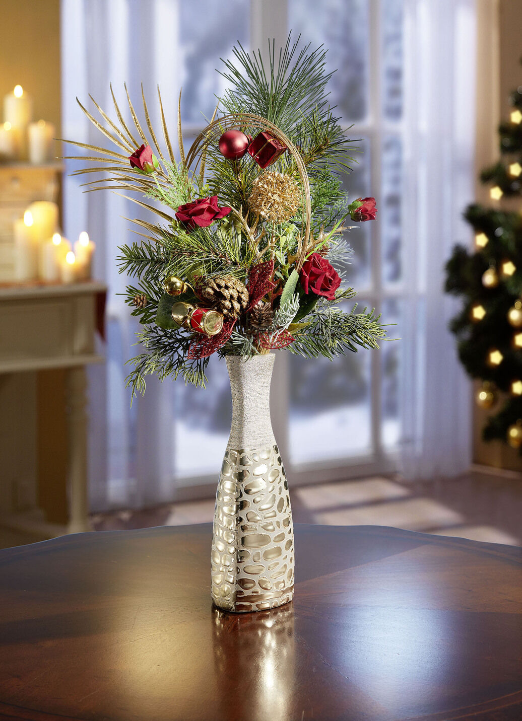 Mini-Röschen-Arrangement in Vase